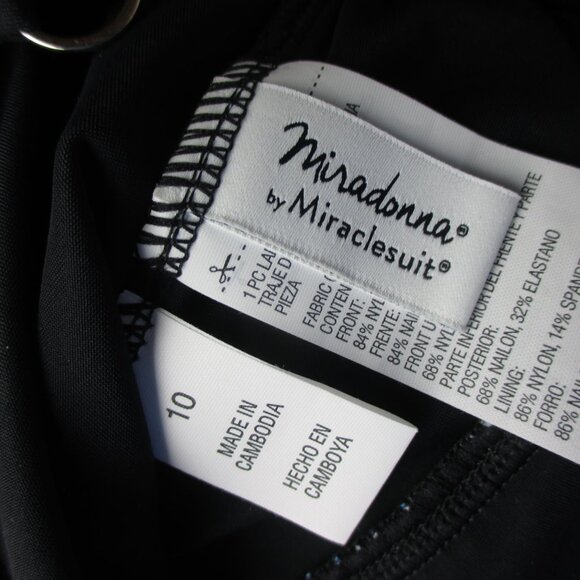 MIRADONNA by Miraclesuit Womens Swim Suit One Piece Size 10 Slimming NWT - Picture 8 of 8